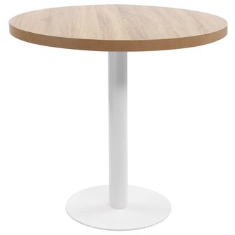 Bistrotafel 80 cm MDF lichtbruin 1
