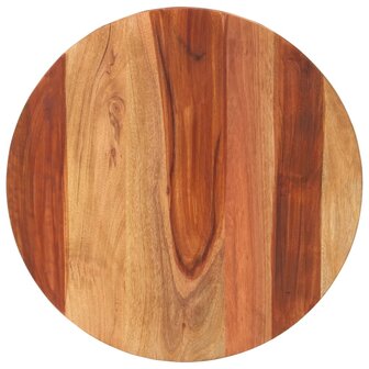Tafelblad rond 15-16 mm 40 cm massief acaciahout 1