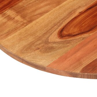 Tafelblad rond 15-16 mm 40 cm massief acaciahout 4