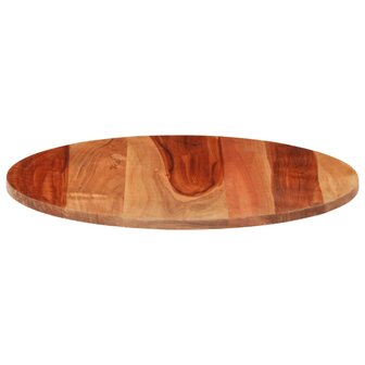 Tafelblad rond 15-16 mm 40 cm massief acaciahout 7