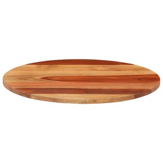 Tafelblad rond 15-16 mm 50 cm massief acaciahout 6