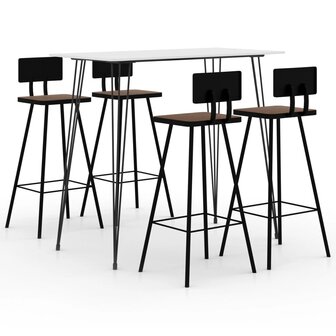 5-delige Barset wit 1
