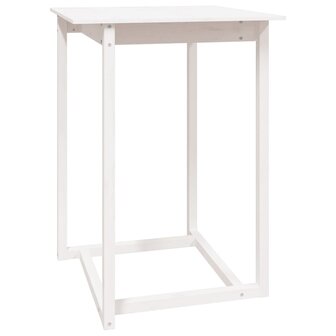 5-delige Barset massief grenenhout wit 5
