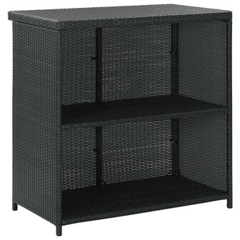 3-delige Barset poly rattan zwart 5