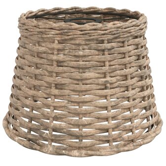 Plafondlampenkap &Oslash;25x17 cm wicker bruin 2