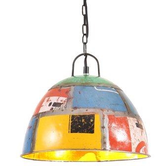 Hanglamp industrieel vintage rond 25 W E27 31 cm meerkleurig 1