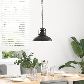 Hanglamp E27 &Oslash; 31 cm ijzer zwart 3