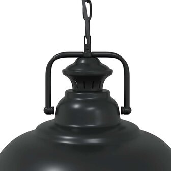 Hanglamp E27 &Oslash; 31 cm ijzer zwart 8