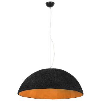 Hanglamp E27 &Oslash;70 cm zwart en goud 2
