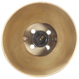 Bureaulamp industrieel rond E27 58x18x90 cm messingkleurig 5