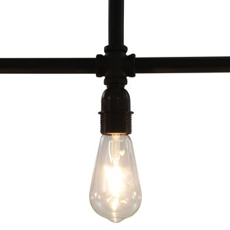 Plafondlamp 3xE27 zwart 4