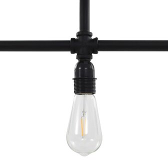 Plafondlamp 3xE27 zwart 5