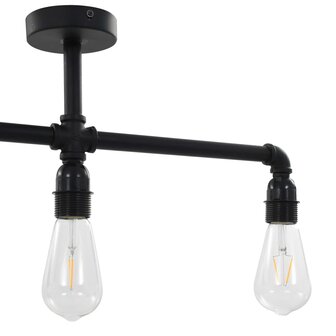 Plafondlamp 3xE27 zwart 6