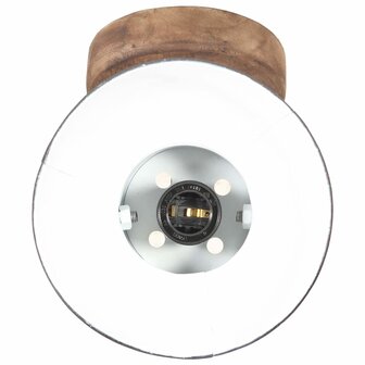 Wand-/plafondlampen industrieel 2 st E27 20x25 cm zwart 6