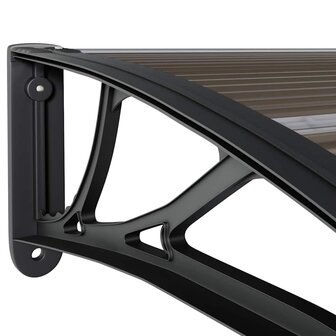 Deurluifel 240x75 cm PC zwart 6