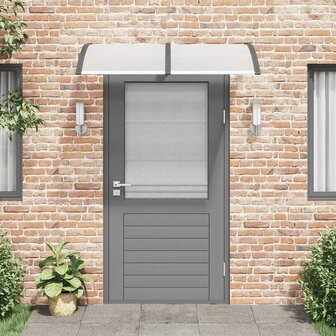 Deurluifel 150x100 cm polycarbonaat zwart 3