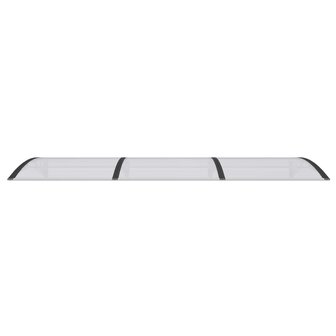 Deurluifel 300x100 cm polycarbonaat zwart 4