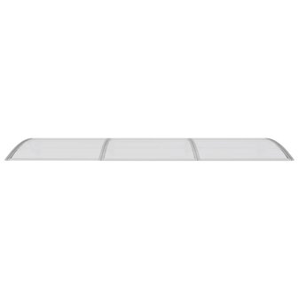 Deurluifel 300x100 cm polycarbonaat grijs 4