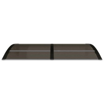 Deurluifel 150x75 cm polycarbonaat zwart 4