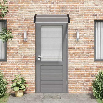 Deurluifel 100x75 cm polycarbonaat zwart 3