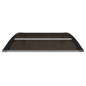 Deurluifel 100x75 cm polycarbonaat zwart 4