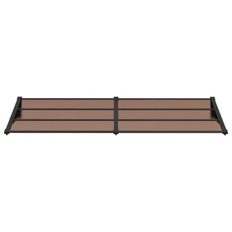 Deurluifel 239x90 cm polycarbonaat zwart 3