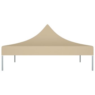 Partytentdak 270 g/m&sup2; 3x3 m beige 3