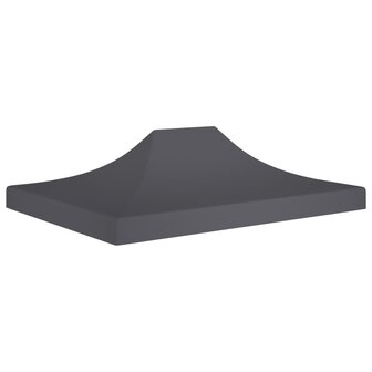 Partytentdak 270 g/m&sup2; 4x3 m antraciet 1
