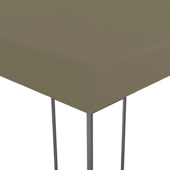 Tuinpaviljoen 180 g/m&sup2; 3x3 m taupe 3
