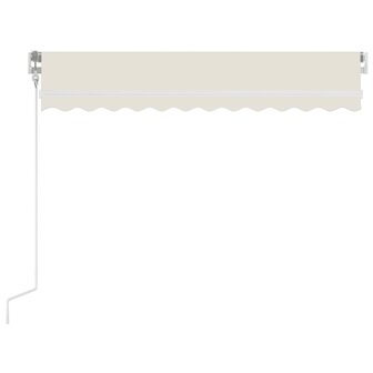 Luifel automatisch uittrekbaar 350x250 cm cr&egrave;mekleurig 3