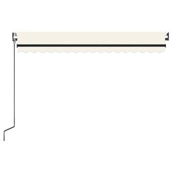 Luifel automatisch uittrekbaar 450x300 cm cr&egrave;mekleurig 4