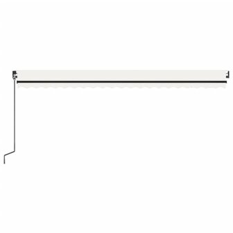 Luifel automatisch uittrekbaar 500x300 cm cr&egrave;mekleurig 4