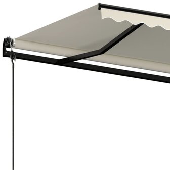 Luifel automatisch uittrekbaar 500x300 cm cr&egrave;mekleurig 5