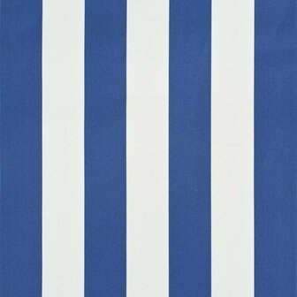 Luifel uittrekbaar 250x150 cm blauw en wit 7