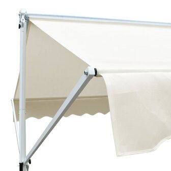 Luifel vrijstaand 3x3 m cr&egrave;me 6