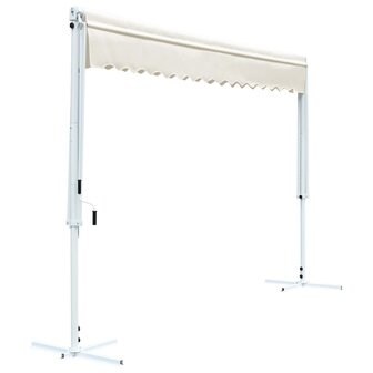 Luifel vrijstaand 4x3 m cr&egrave;me 4