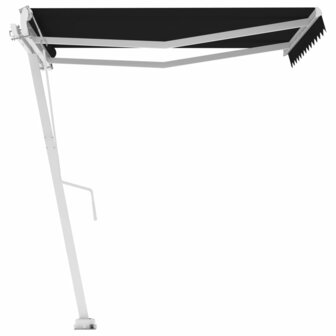 Luifel vrijstaand automatisch 350x250 cm antracietkleurig 2