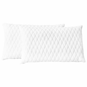 Kussens 2 st 60x40x14 cm traagschuim 2