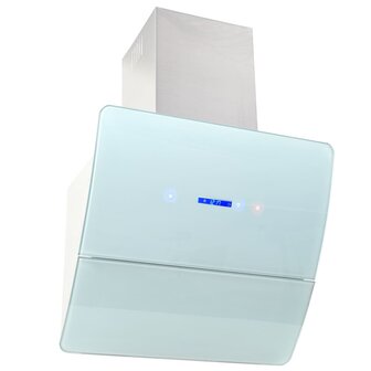 Wandafzuigkap 756 m&sup3;/u 60 cm roestvrij staal wit 1