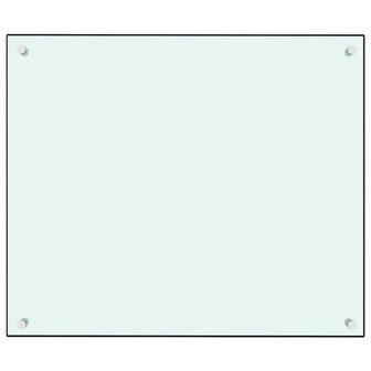 Spatscherm keuken 70x60 cm gehard glas wit 2