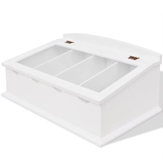 Besteklade MDF wit barok stijl 1