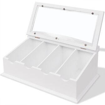Besteklade MDF wit barok stijl 3