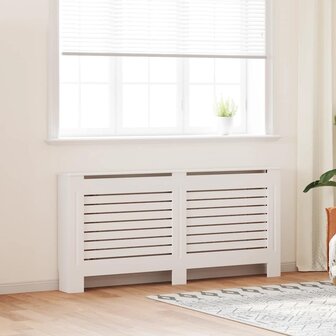Radiatorombouw 172x19x81,5 cm MDF wit 1
