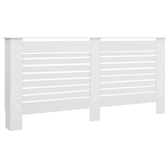 Radiatorombouw 172x19x81,5 cm MDF wit 2