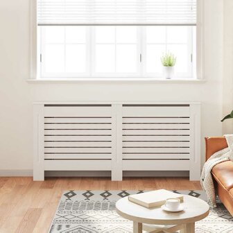 Radiatorombouw 172x19x81,5 cm MDF wit 3