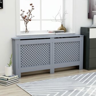 Radiatorombouw 172x19x81,5 cm MDF antraciet 1