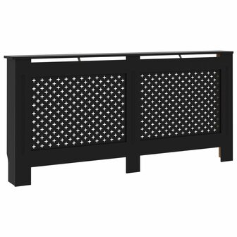 Radiatorombouw 172x19x81,5 cm MDF zwart 2