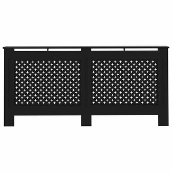 Radiatorombouw 172x19x81,5 cm MDF zwart 3