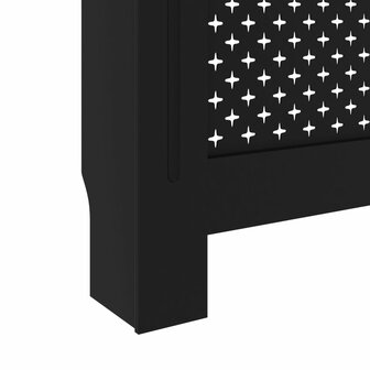 Radiatorombouw 172x19x81,5 cm MDF zwart 7