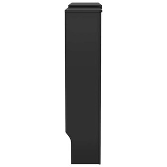 Radiatorombouw 205 cm MDF zwart 5